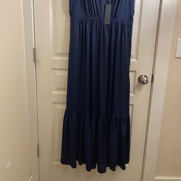 Kobi Halperin Almita Dress V neck navy NWT size XL - Picture 9 of 9